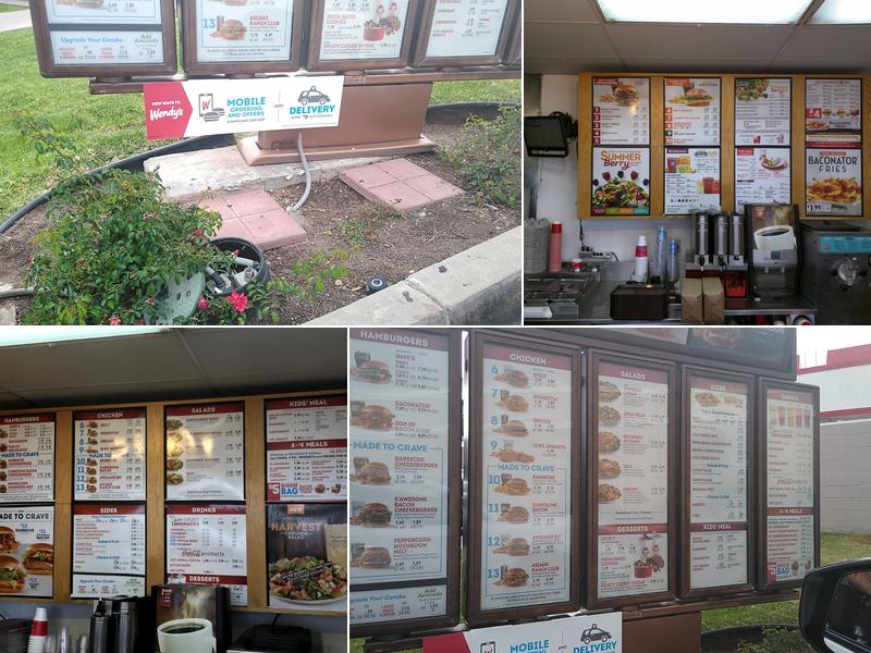 Wendy's Menu