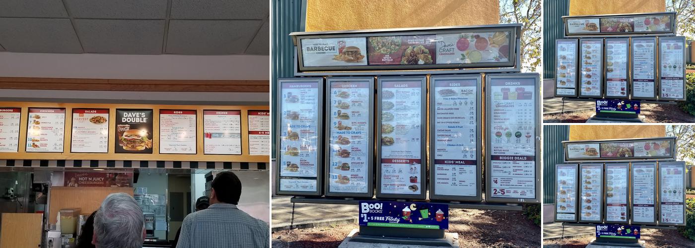 Wendy's Menu
