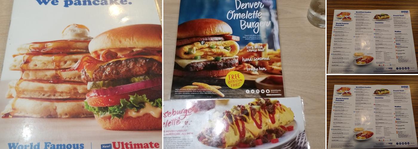 IHOP Menu