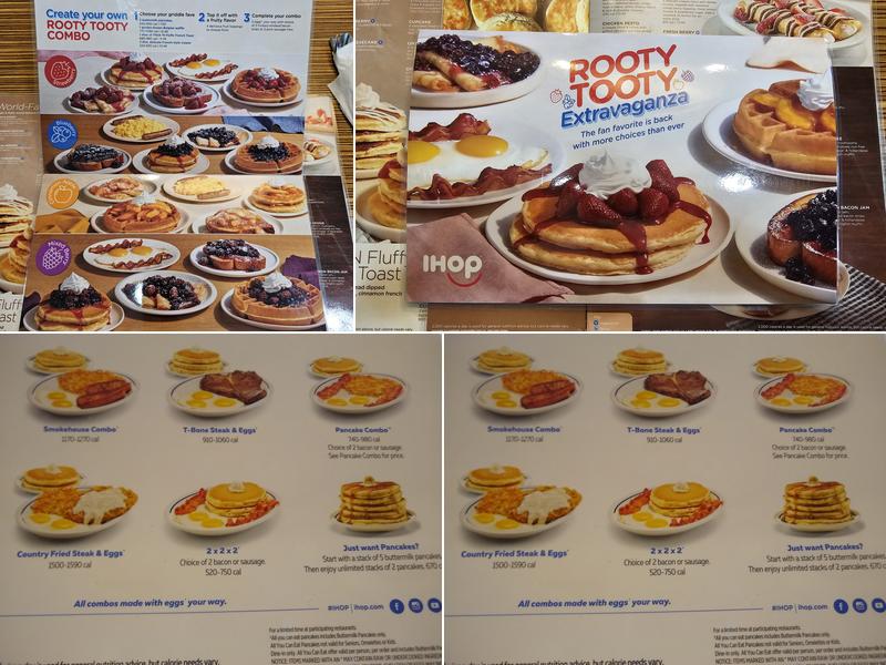 IHOP Menu