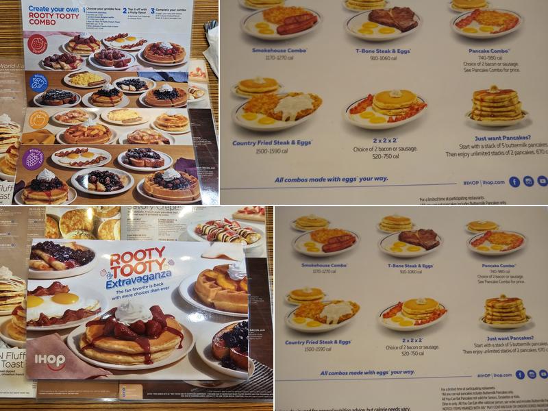 IHOP Menu