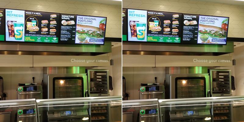 Subway Menu