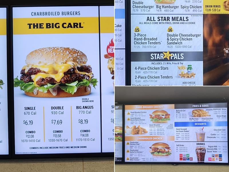 Carl’s Jr. Menu