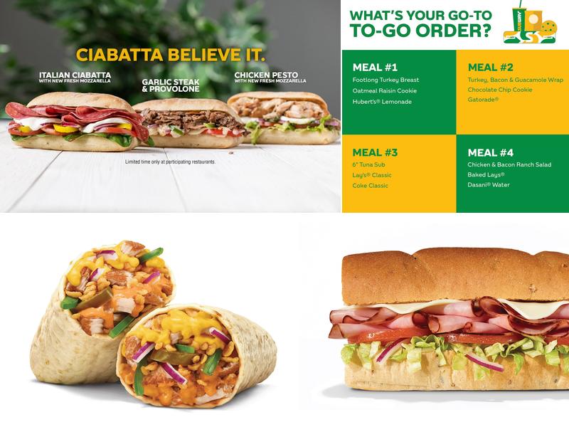 Subway Menu