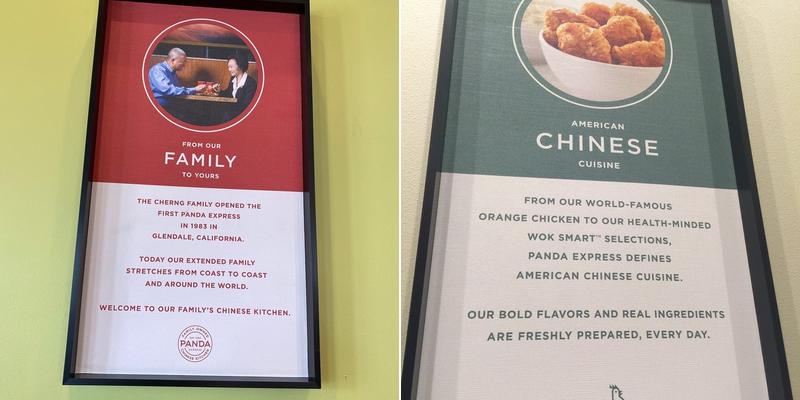 Panda Express Menu