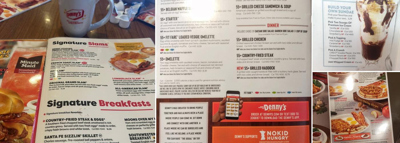 Denny's Menu
