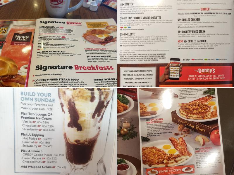 Denny's Menu