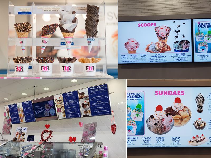 Baskin-Robbins Menu