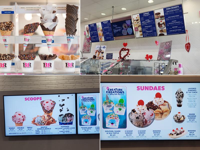 Baskin-Robbins Menu