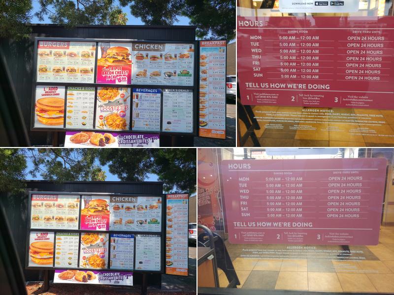 Jack In The Box Menu