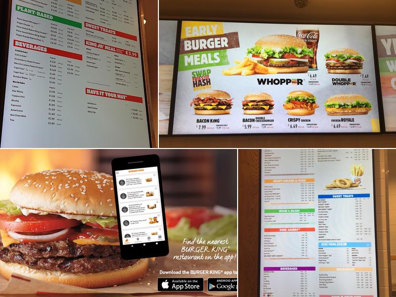 Burger King Menu