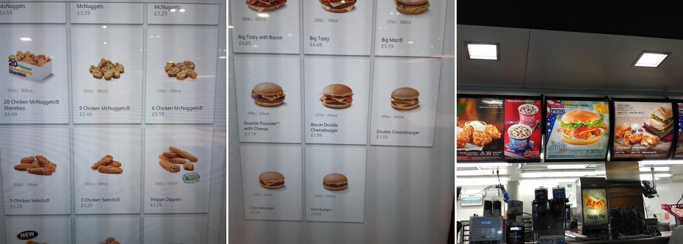 McDonald's Menu