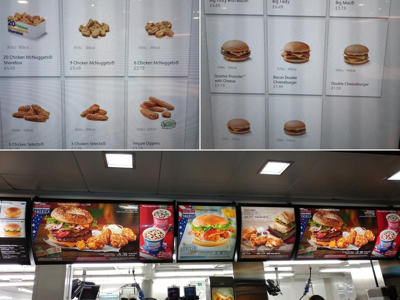 McDonald's Menu