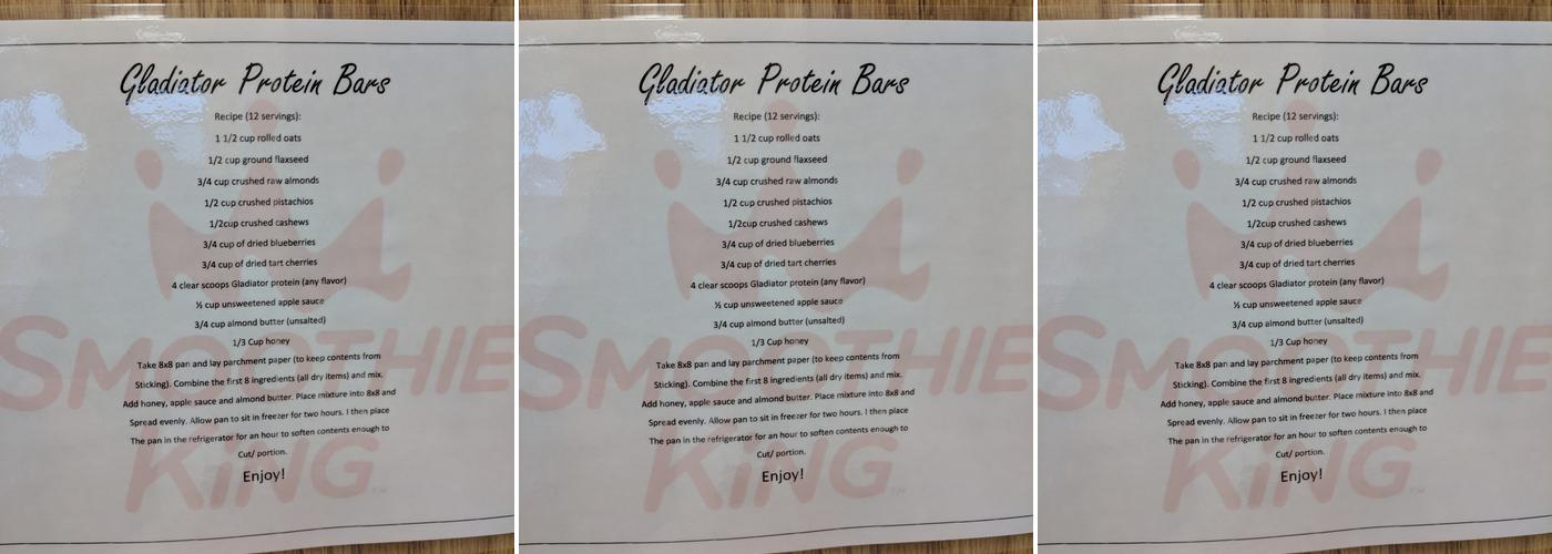 Smoothie King Menu