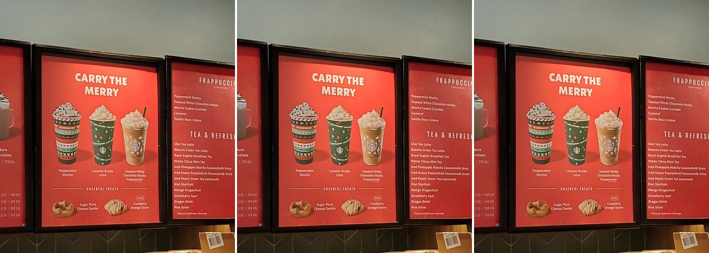 Starbucks Menu