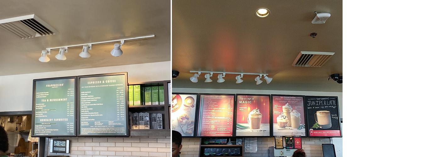 Starbucks Coffee Company Menu