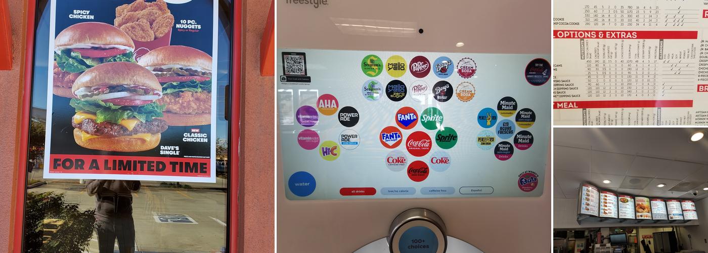Wendy's Menu