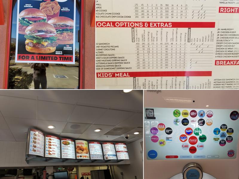 Wendy's Menu