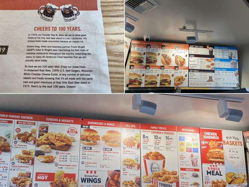 KFC Menu