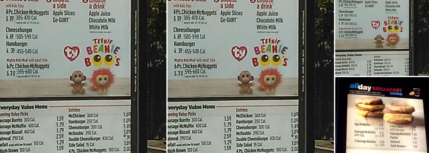 McDonald's Menu