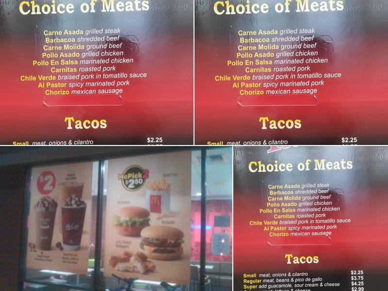 McDonald's Menu