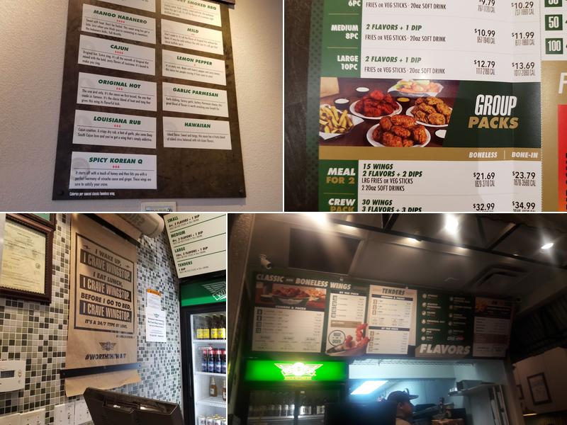 Wingstop Menu