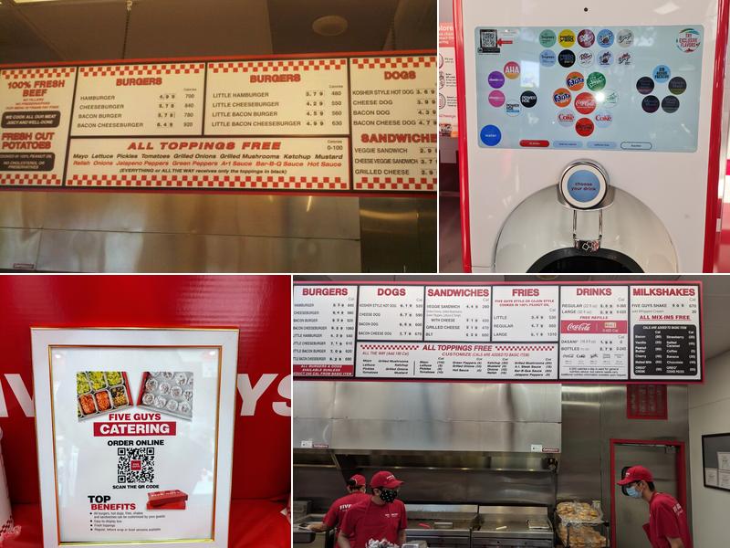 Five Guys Menu