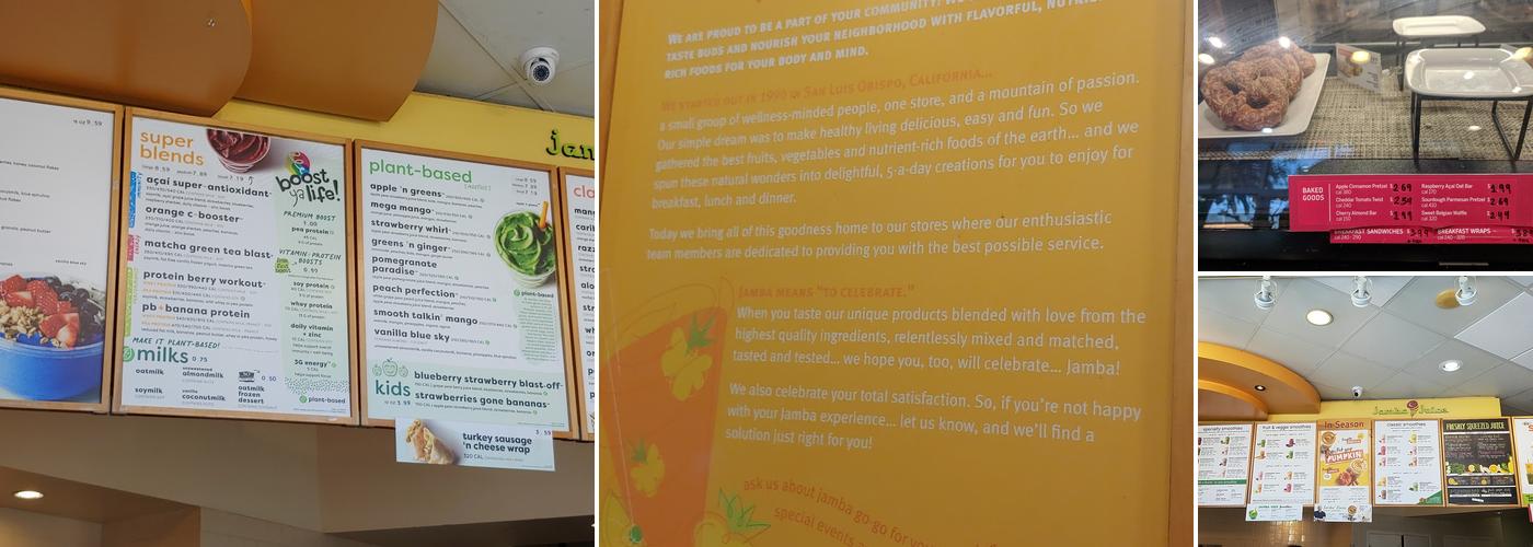 Jamba Menu