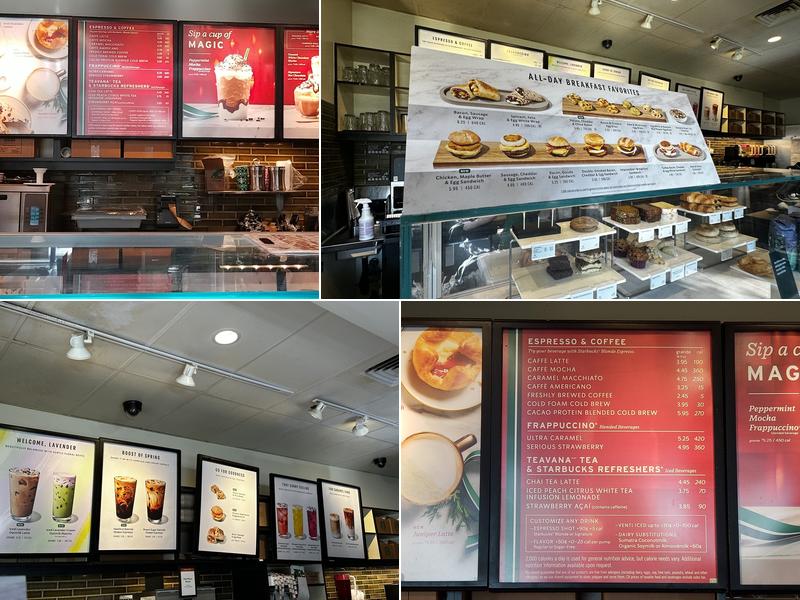Starbucks Coffee Company Menu