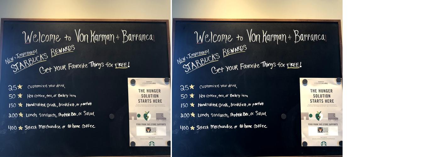 Starbucks Coffee Company Menu
