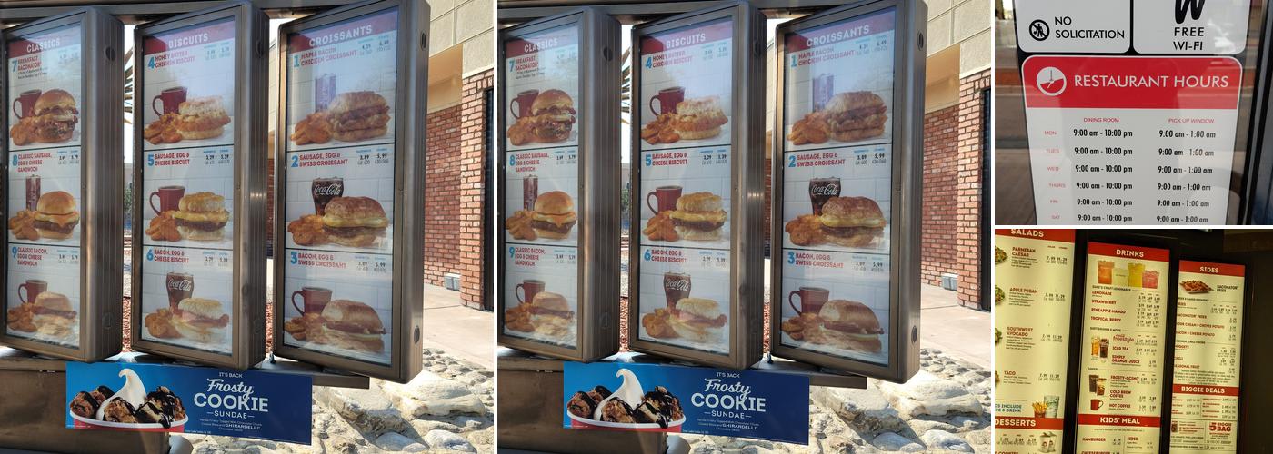 Wendy's Menu