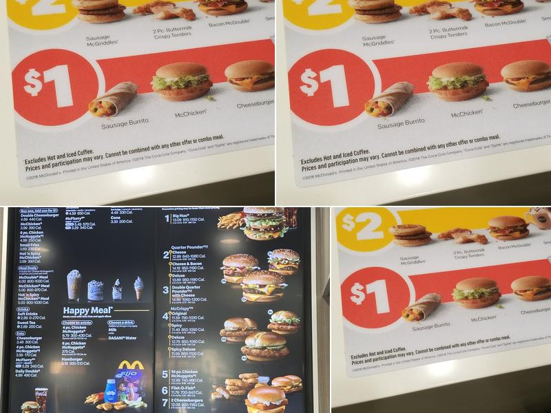 McDonald's Menu