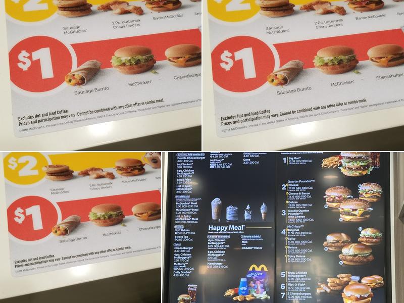 McDonald's Menu