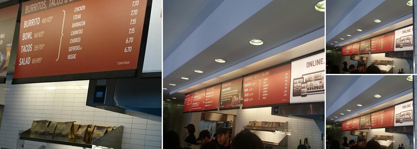 Chipotle Mexican Grill Menu