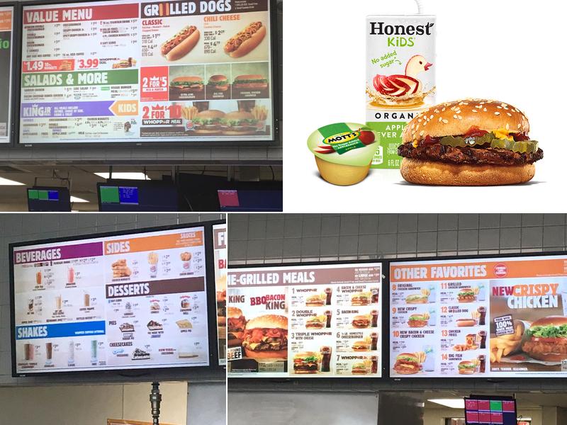 Burger King Menu