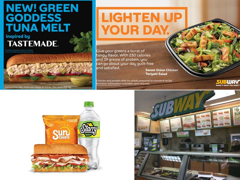 Subway Menu