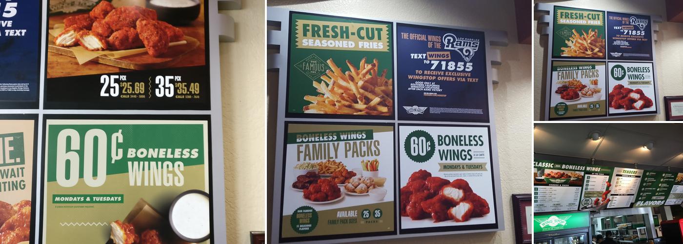 Wingstop Menu