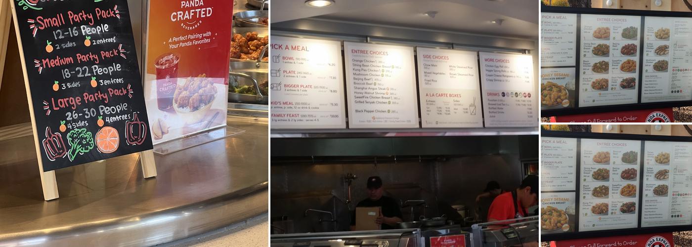 Panda Express Menu