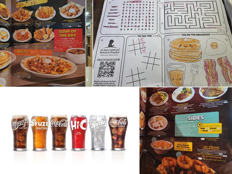 Denny's Restaurant Menu