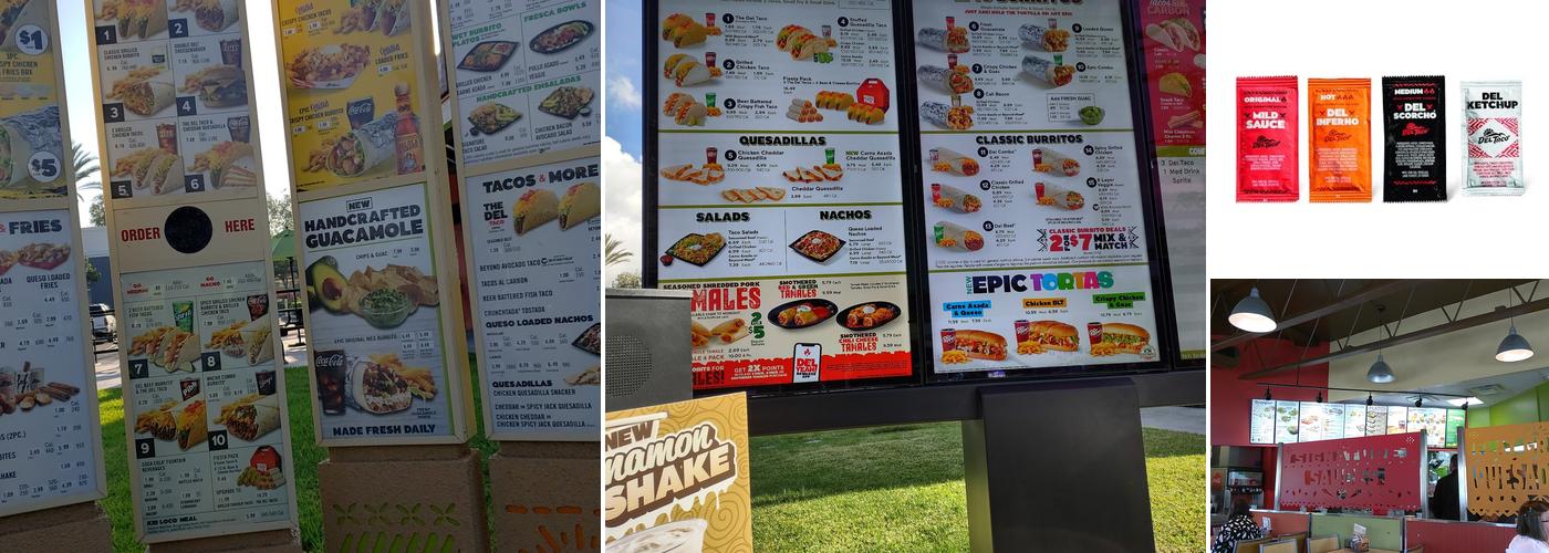 Del Taco Menu