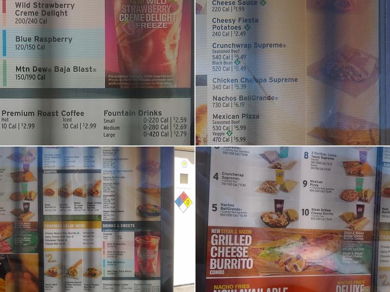 Taco Bell Menu