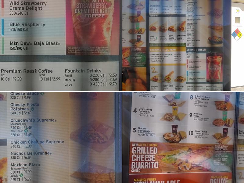 Taco Bell Menu