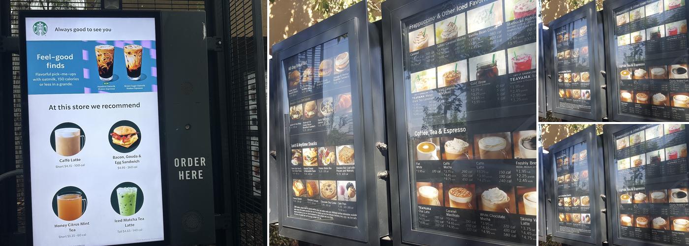 Starbucks Coffee Company Menu