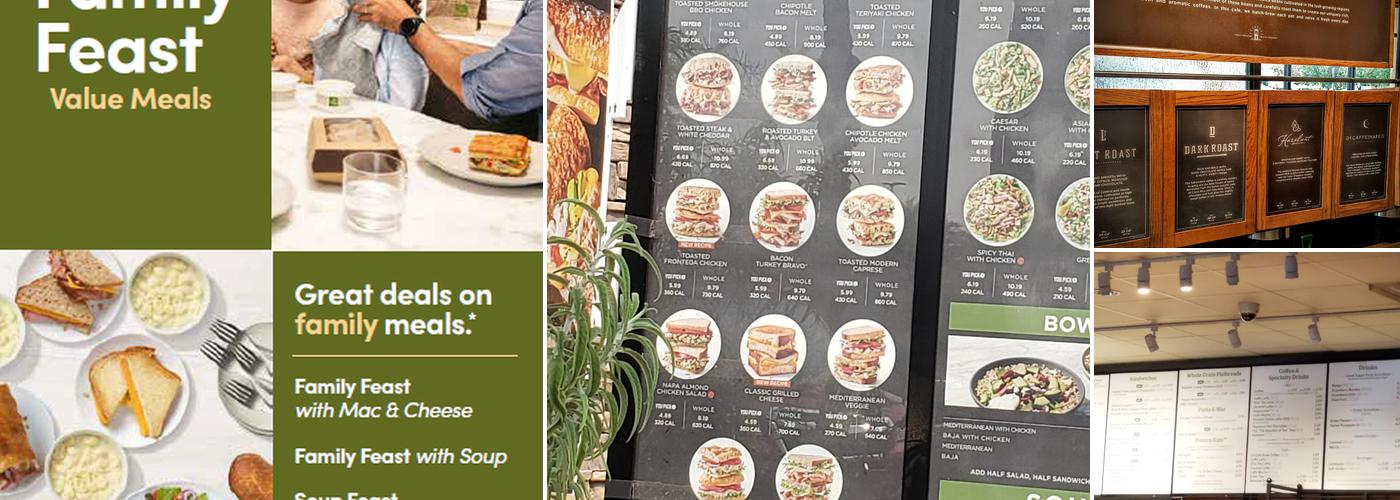 Panera Bread Menu