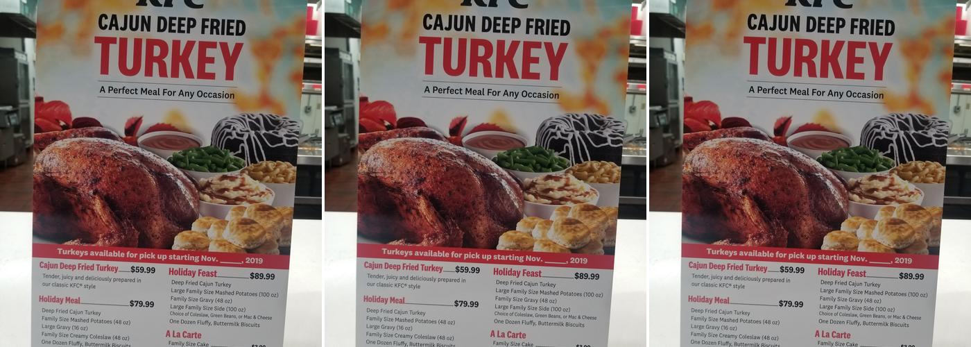 KFC Menu