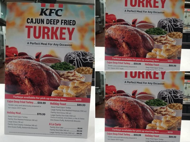 KFC Menu