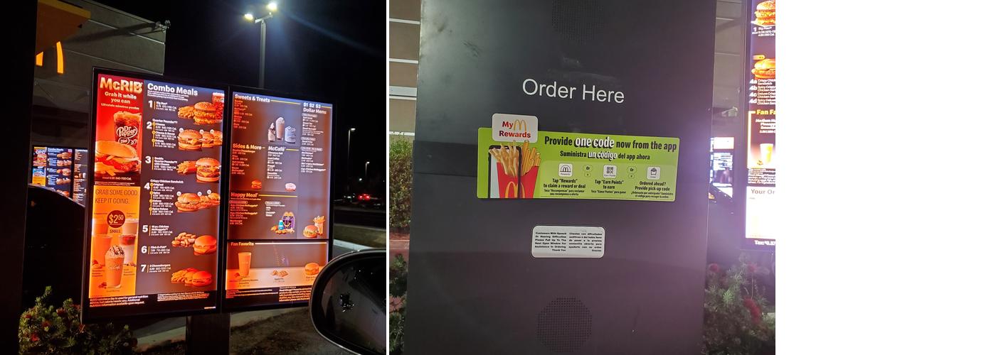 McDonald's Menu