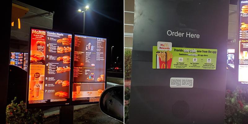 McDonald's Menu