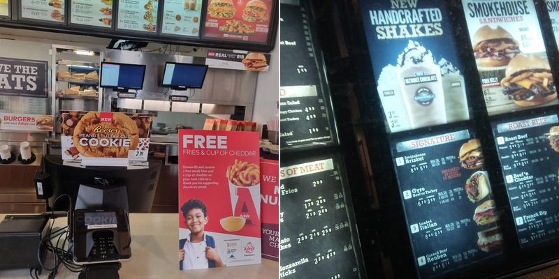 Arby's Menu