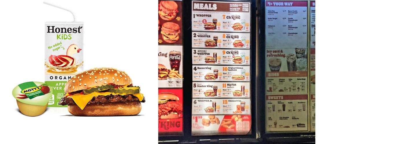 Burger King Menu